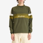 Malbon Men's Sportivia Nylon Popover Jacket in Cypress Green