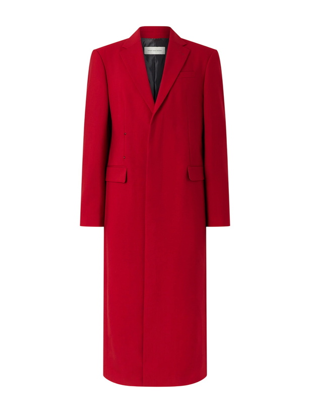 Photo: Dries Van Noten - Wool Overcoat - Red