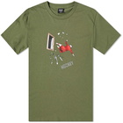 HOCKEY Men's Professional Use T-Shirt in Army Green