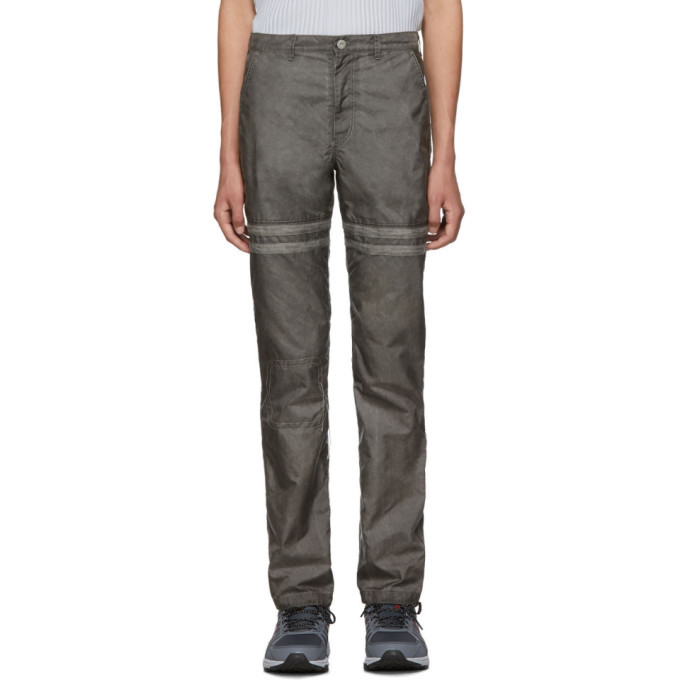 Kanghyuk Grey Readymade Airbag Oil Washed Trousers Kanghyuk