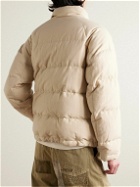 Visvim - Ulmer Quilted Wool and Linen-Blend Down Jacket - Neutrals