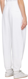 alexanderwang.t White Puff Logo Sweatpants