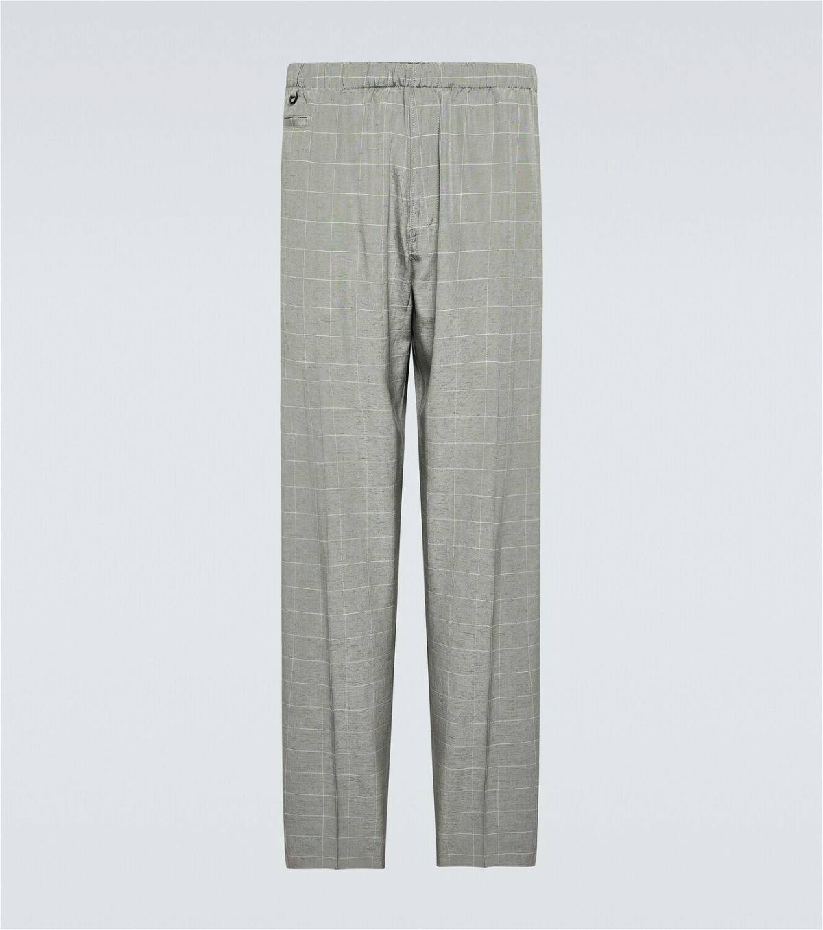 Undercover Checked silk-blend pants Undercover