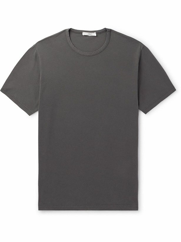 Photo: Mr P. - Garment-Dyed Organic Cotton-Jersey T-Shirt - Brown