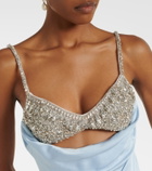 Rachel Gilbert Celestia embellished midi dress