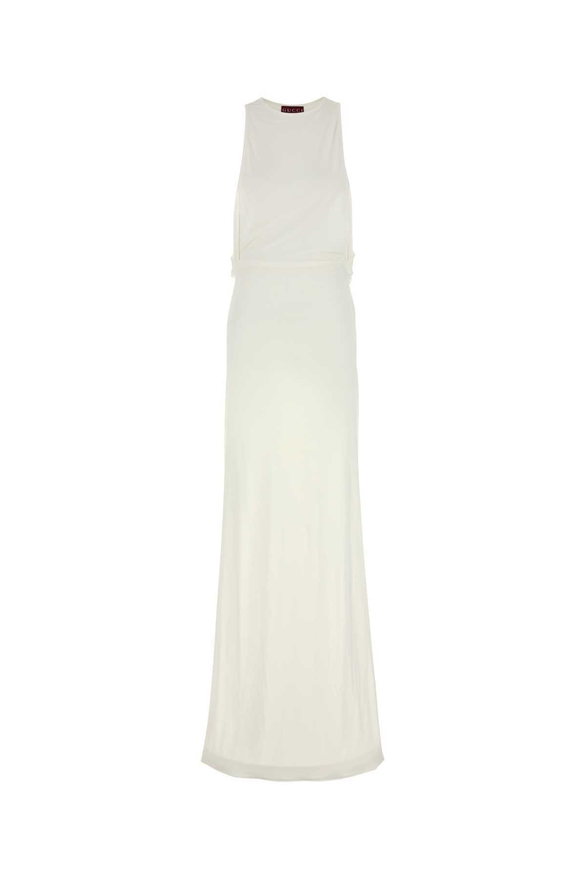 【関税&送料込】Gucci White Crepe Long Dress $_57.JPG?set_id=880000500F