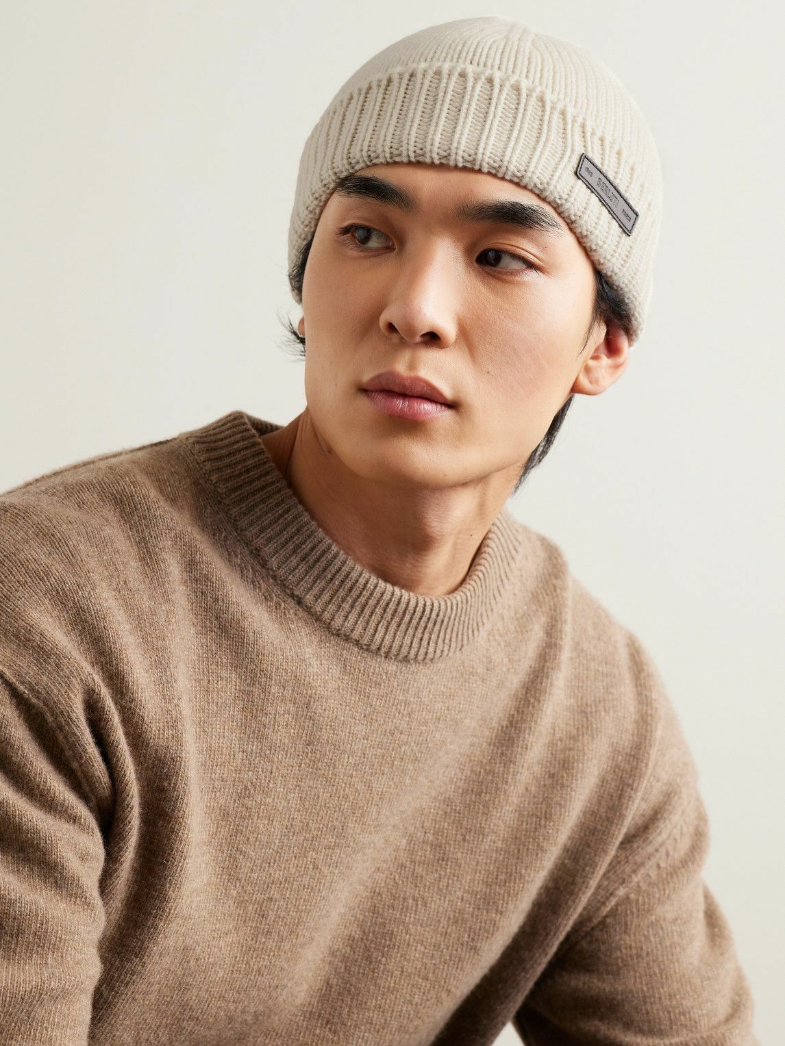 Berluti - Logo-Appliquéd Ribbed Cashmere Beanie