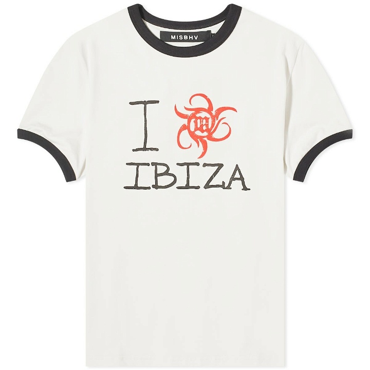 Photo: MISBHV Women's I Love Ibiza T-Shirt in Coconut