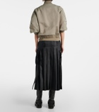 Sacai Cropped bomber jacket