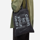 Comme des Garçons x Nike Calm In Your Heart Tote in Black