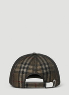 Burberry - Mesh Check Baseball Hat in Beige