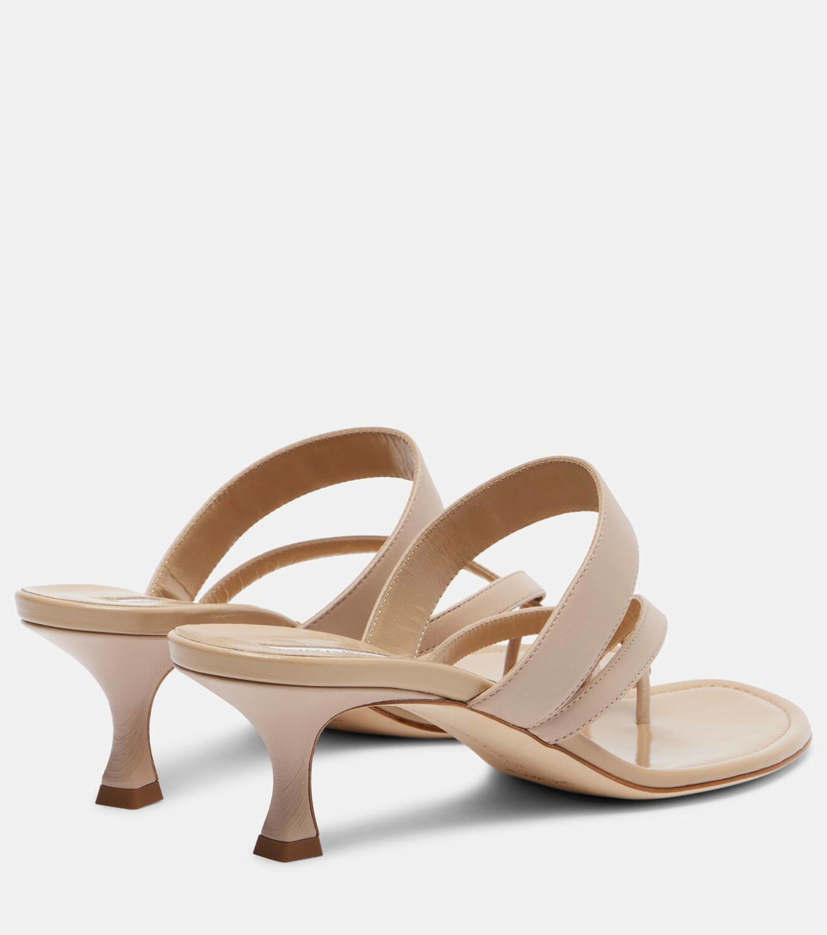 Manolo Blahnik Susa 50 leather thong sandals