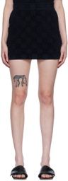 AMBUSH Black Monogram Miniskirt