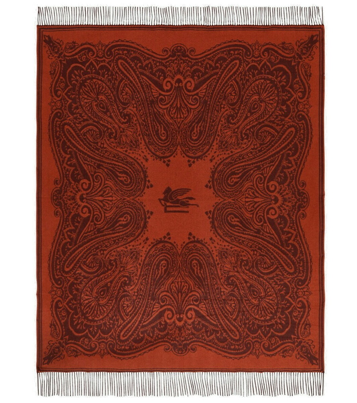 Photo: Etro Paisley wool and cashmere blanket