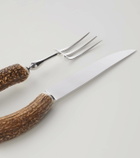 Lorenzi Milano Stag antler carving set