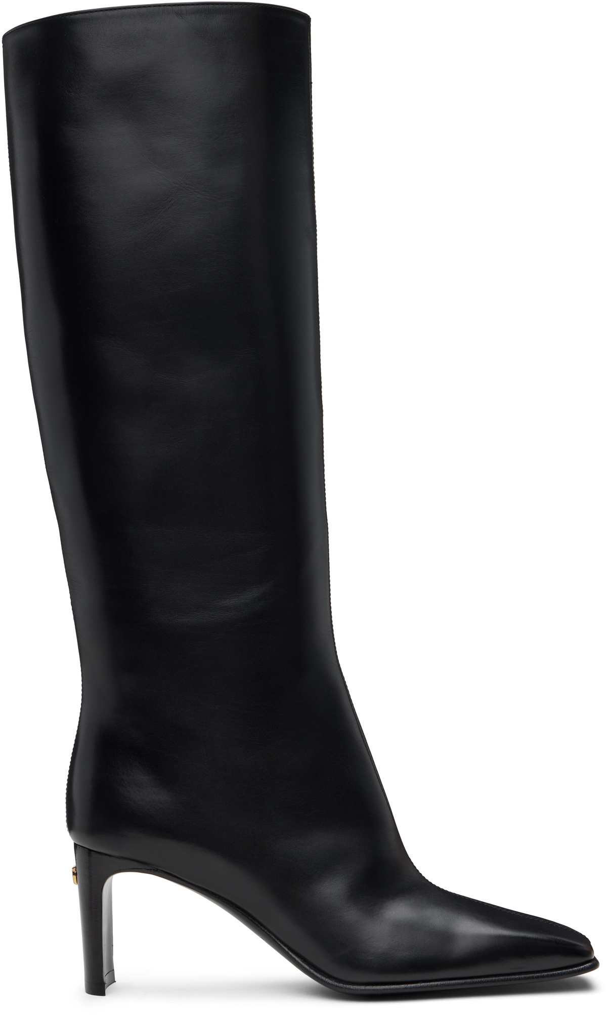 ロングブーツ SALVATORE FERRAGAMO Black Leather Tia Ankle Boots Ferragamo Black Leather Ankle Boots Salvatore Ferragamo