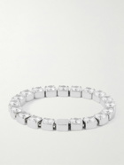 Jil Sander - Silver-Tone Crystal Bracelet - Silver