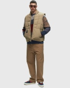 By Parra Waved Alien Puffer Vest Beige Vests
