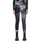S.R. STUDIO. LA. CA. Black and White Fern Leggings