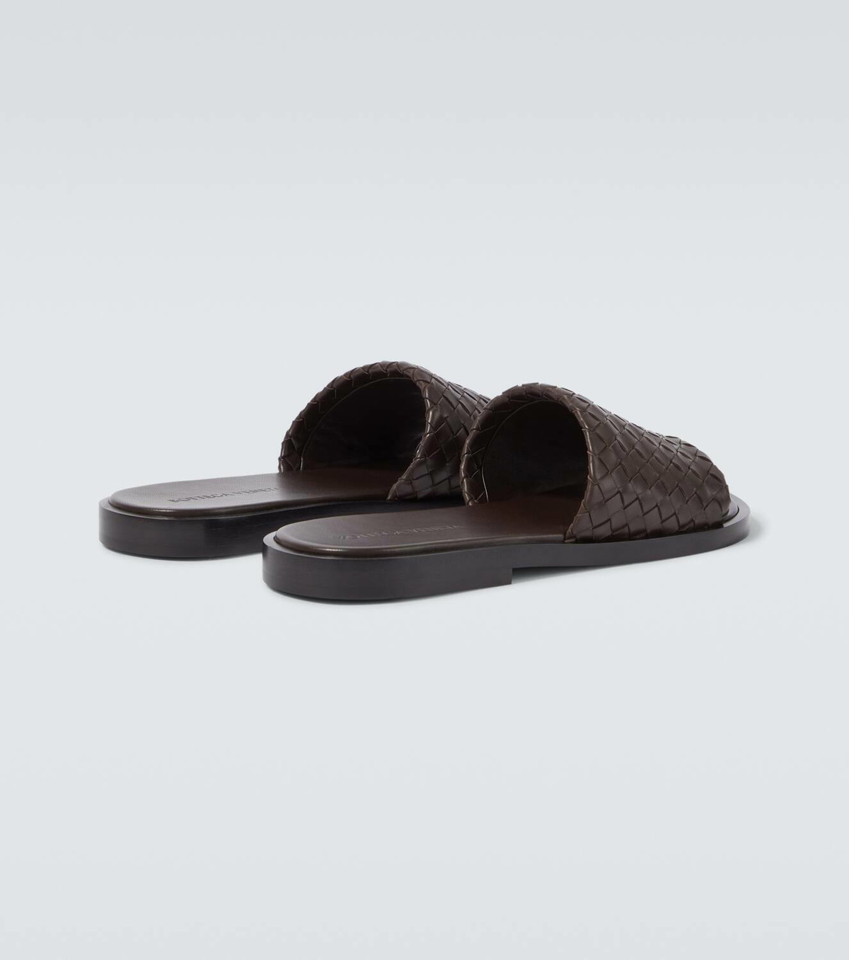 Bottega Veneta Elio Intrecciato leather slides