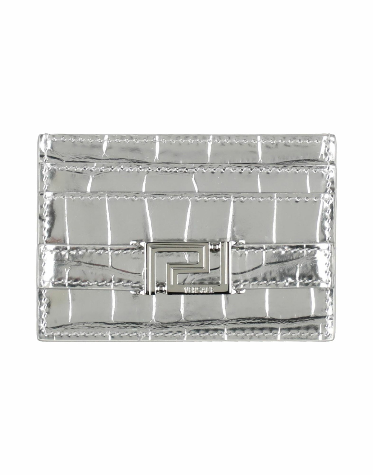 Versace Womens Cardholder in Silver