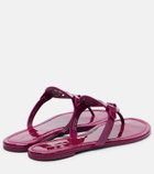 Tory Burch Miller patent leather thong sandals