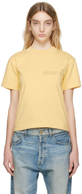 Photo: Essentials Yellow Crewneck T-Shirt