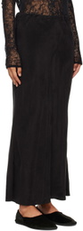 Gabriela Coll Garments Black No.290 Midi Skirt