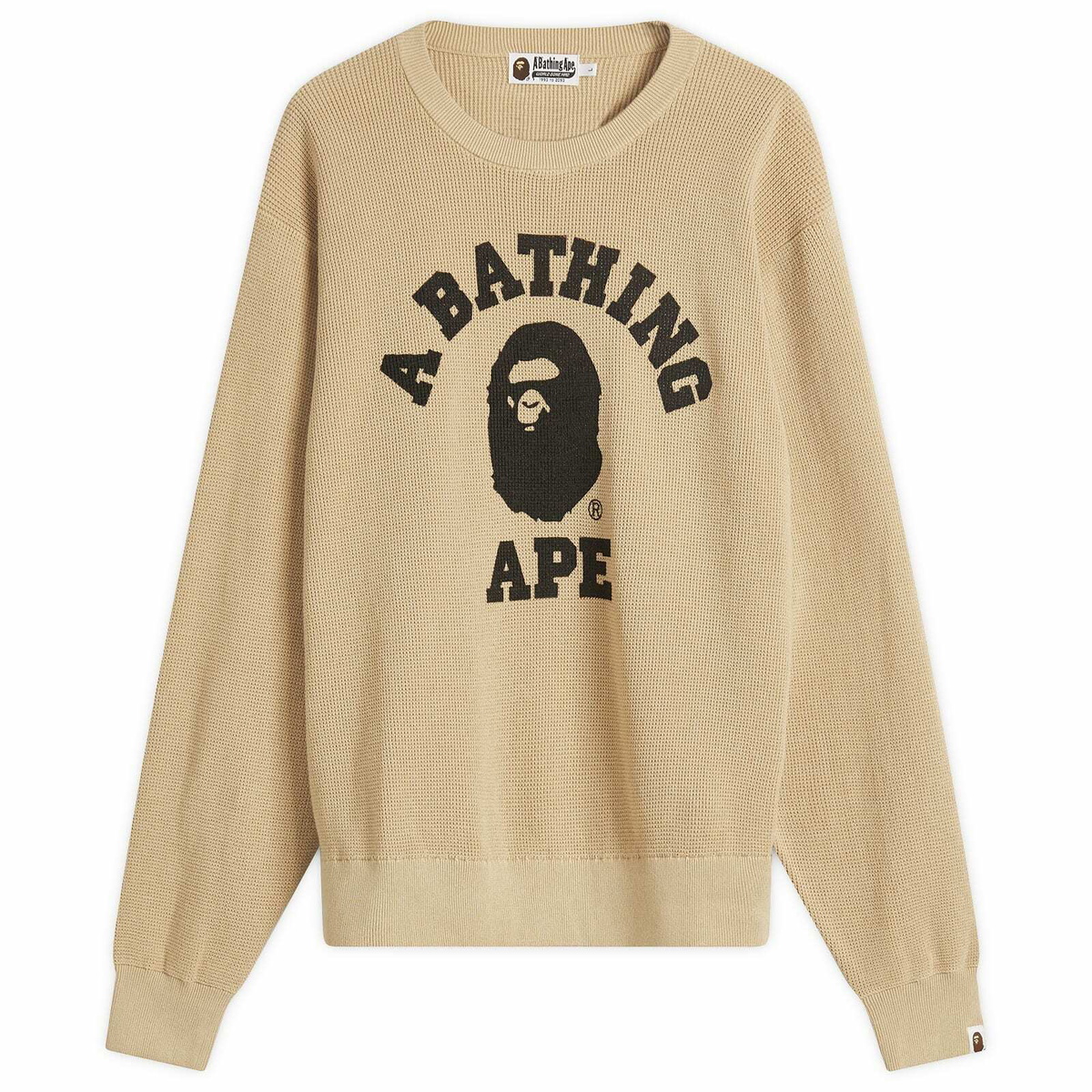アベイシングエイプ APE HEAD RELAXED FIT SWEATER BAPE Black Ape