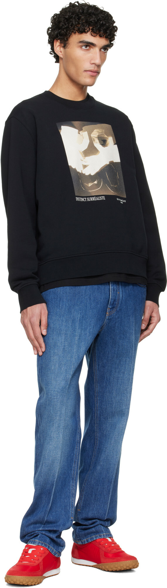 Givenchy Black Regular Fit Sweatshirt