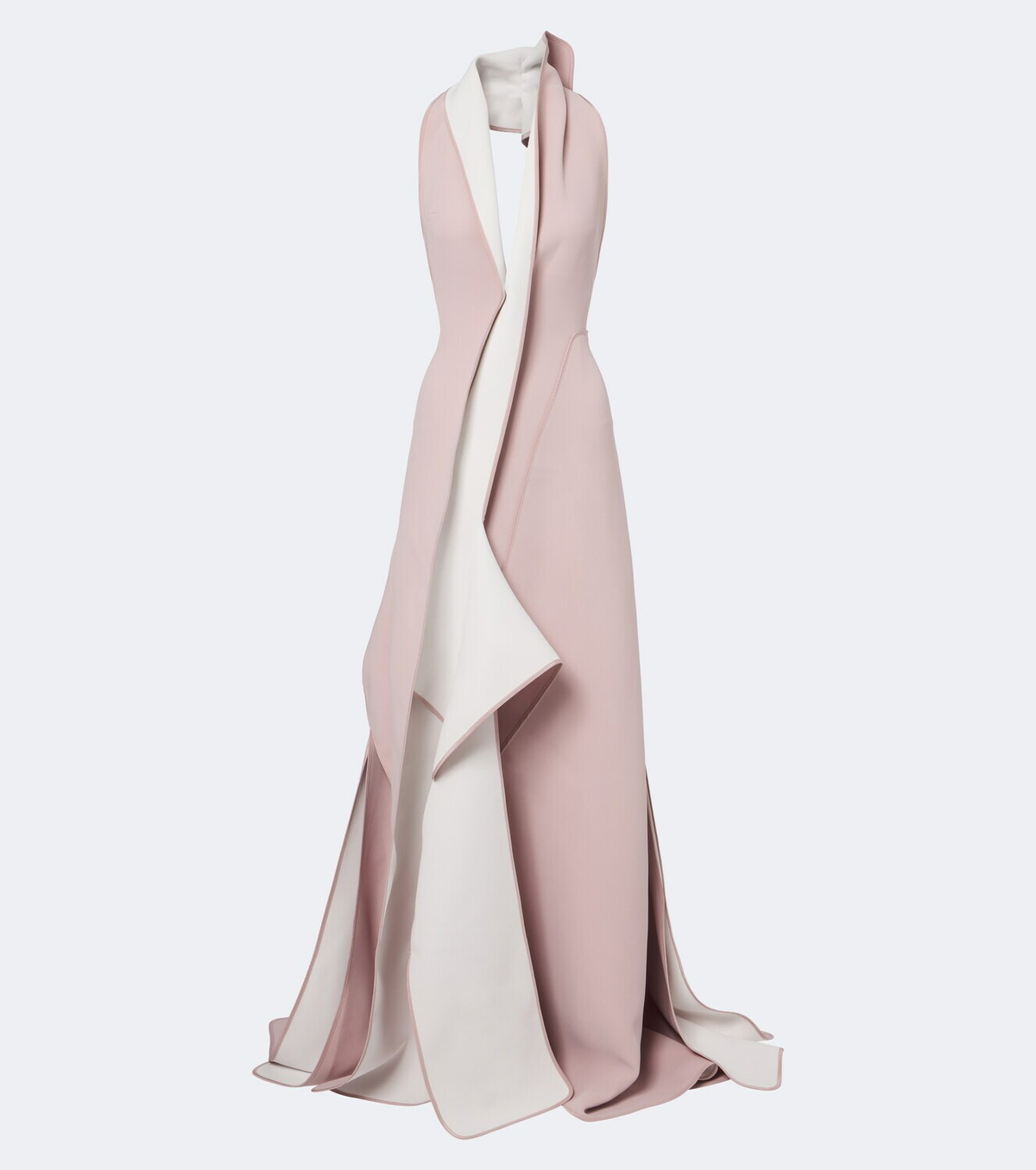 Maticevski Allude asymmetric draped jersey gown