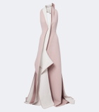 Maticevski Allude asymmetric draped jersey gown