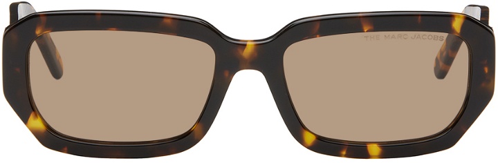 Photo: Marc Jacobs Brown Rectangular Sunglasses