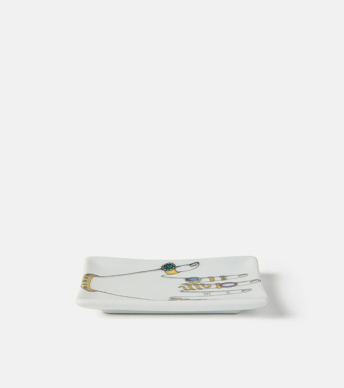 Fornasetti Mano Con Anelli ceramic ashtray