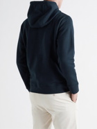 NORSE PROJECTS - Vagn Logo-Print Cotton-Jersey Hoodie - Blue