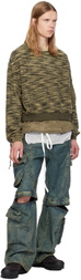 Andersson Bell Khaki Layered Fleece Sweatshirt
