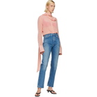 AGOLDE Blue 90's Pinch Waist High Rise Straight Jeans
