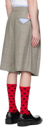 Charles Jeffrey LOVERBOY Beige Aberdeen Shorts