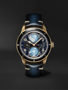 Montblanc - 1858 Geosphere 0 Oxygen Limited Edition Automatic GMT 42mm Titanium, Ceramic and Leather Watch, Ref. No. 129415