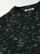 Auralee - Space-Dyed Wool Sweater - Green