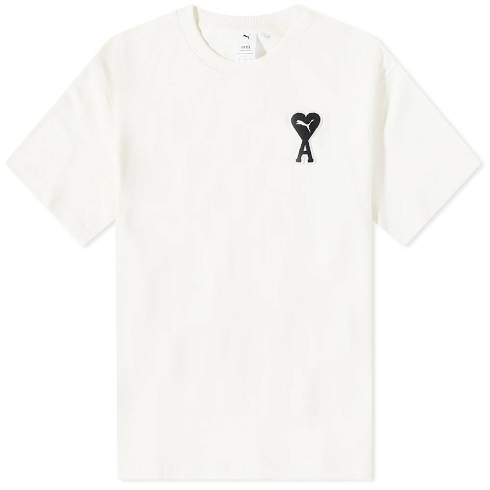 Puma x AMI T-Shirt in Marshmallow Puma