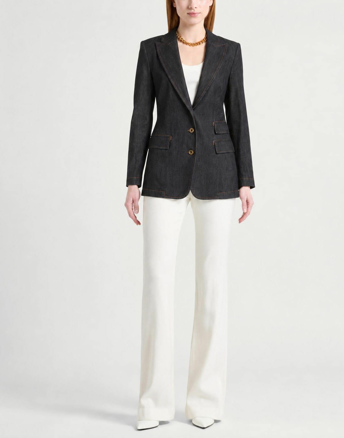 Jacob Cohёn Womens Blazer in Blue