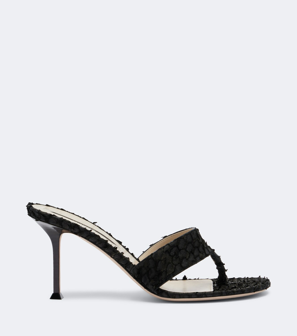 Christen Helix leather thong sandals
