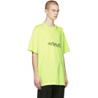 Off-White Yellow 3D Pencil T-Shirt