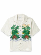 Rhude - Palmas Camp-Collar Printed Lyocell-Blend Twill Shirt - White
