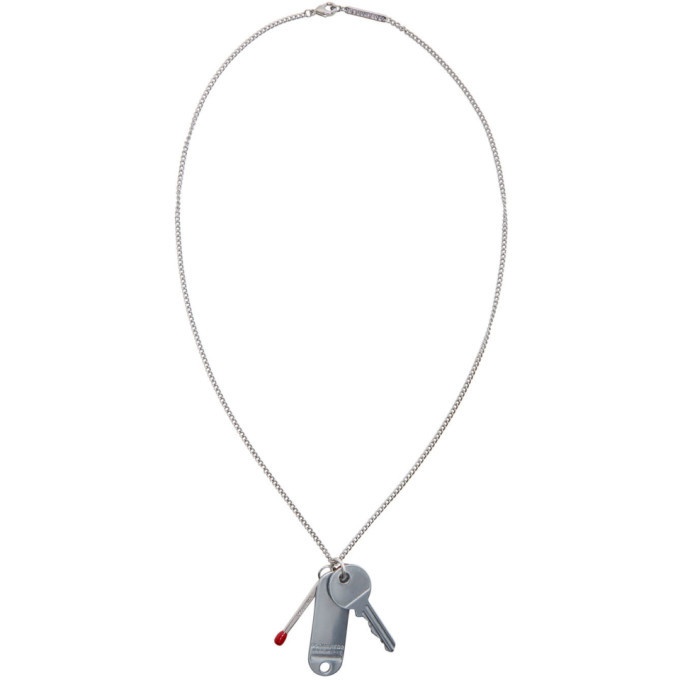 Photo: Dsquared2 Silver Tag Necklace