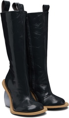 YUME YUME Gray Love Tall Boots