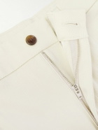 Dunhill - Straight-Leg Stretch-Cotton Twill Chinos - Gray
