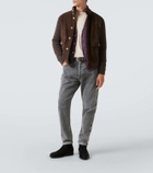 Brunello Cucinelli Suede Chelsea boots