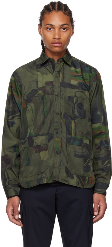 Photo: Paul Smith Green Camouflage Print Shirt